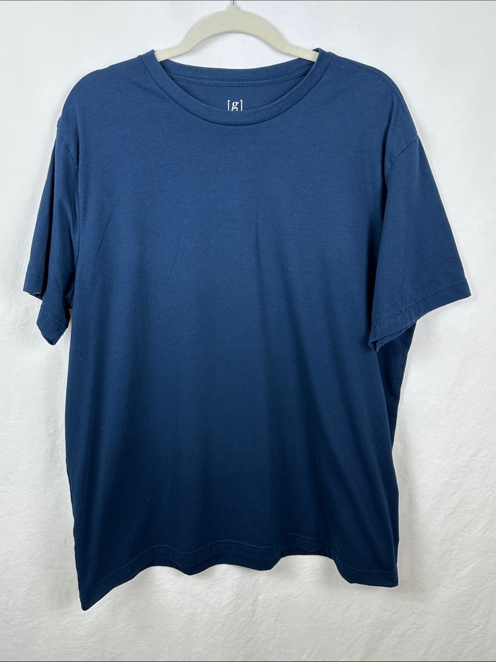 George navy cotton-polyester blend crew neck T-shirt, size XL